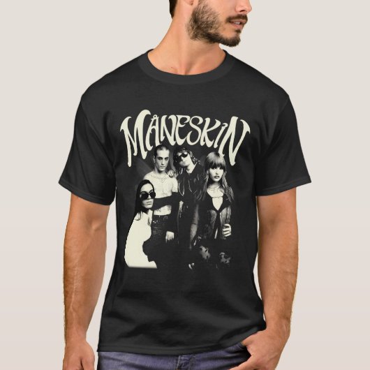 Maneskin Band Retro T-shirt (Voorkant)