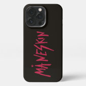 Maneskin Black & Red Logo Phonecase iPhone Hoesje (Achterkant)