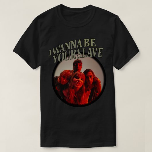 Maneskin Måneskin I WANNA BE YOUR SLAVE IWBS Desig T-shirt (Design voorkant)
