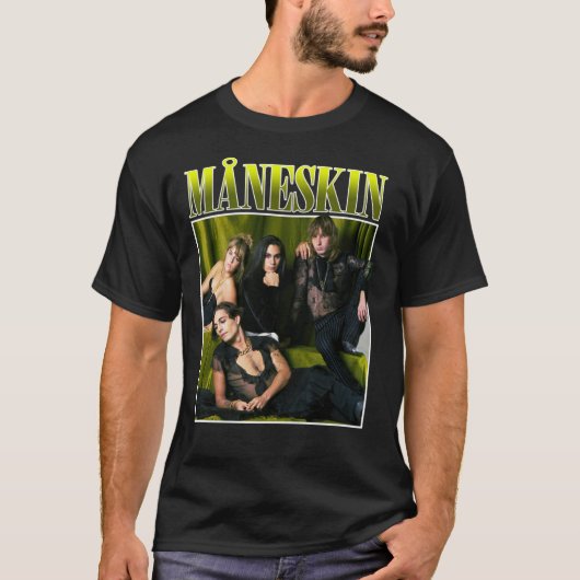MANESKIN Måneskin Winner Eurovision Rock Band 2021 T-shirt (Voorkant)