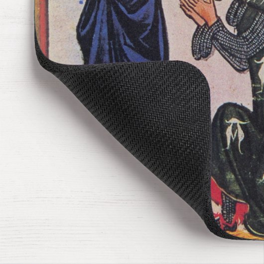 Manesse Codex Religieuze Kunst Mousepad Muismat (Hoek)