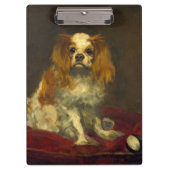 Manet A King Charles Spaniel Klembord (Voorkant)