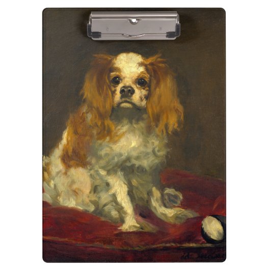 Manet A King Charles Spaniel Klembord (Voorkant)