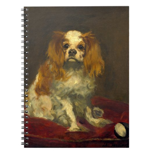 Manet A King Charles Spaniel Notitieboek (Voorkant)