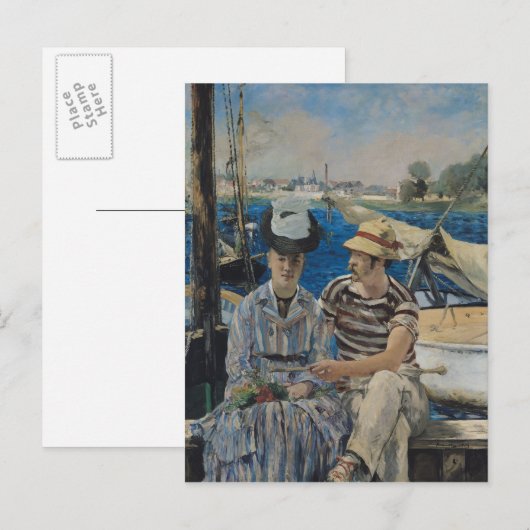 Manet | Argentinië, 1874 Briefkaart (Voorkant / Achterkant)