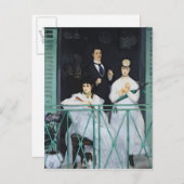 Manet | Balcony, 1868-9 Briefkaart (Voorkant / Achterkant)