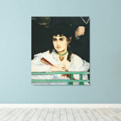 Manet | Balcony, detail, 1868-9 Canvas Afdruk (Insitu (Houten vloer))