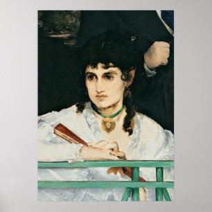 Manet Balcony, detail, 1868-9 Poster
