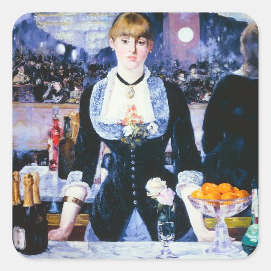 Manet Bar in de Folies Bergere Stickers (Voorkant)