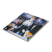 Manet Bar op de Folies Bergere Tegeltje (Zijkant)