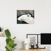 Manet - Baudelaire's mistress, Reclining Poster (Thuiskantoor)