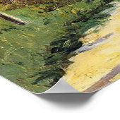 Manet - Bench (Mijn tuin), 1881 Poster (Hoek)