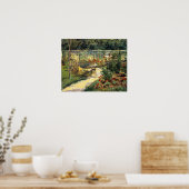 Manet - Bench (Mijn tuin), 1881 Poster (Keuken)