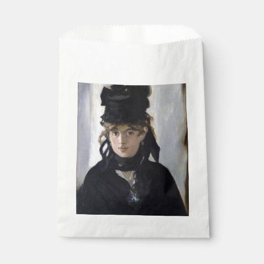 Manet - Berthe Morisot met een boeket van violette Bedankzakje (Voorkant)