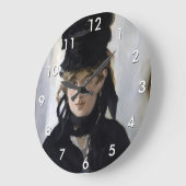 Manet - Berthe Morisot met een boeket van violette Grote Klok (Hoek)