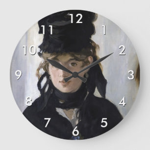 Manet - Berthe Morisot met een boeket van violette Grote Klok