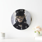 Manet - Berthe Morisot met een boeket van violette Grote Klok (Huis)