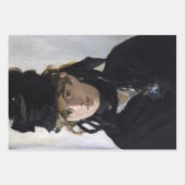 Manet - Berthe Morisot met een boeket van violette Inpakpapier Vel (Voorkant 2)