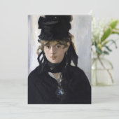 Manet - Berthe Morisot met een boeket van violette Kaart (Staand voorkant)