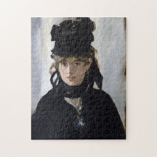 Manet - Berthe Morisot met een boeket van violette Legpuzzel (Verticaal)