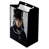 Manet - Berthe Morisot met een boeket van violette Medium Cadeauzakje (Voorkant Gekanteld)