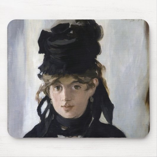 Manet - Berthe Morisot met een boeket van violette Muismat (Voorkant)