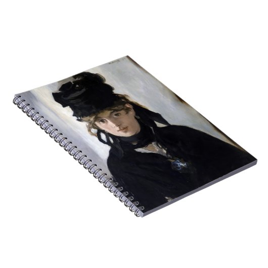 Manet - Berthe Morisot met een boeket van violette Notitieboek (Rechterzijde)