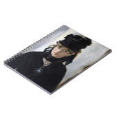 Manet - Berthe Morisot met een boeket van violette Notitieboek (Linkerzijde)