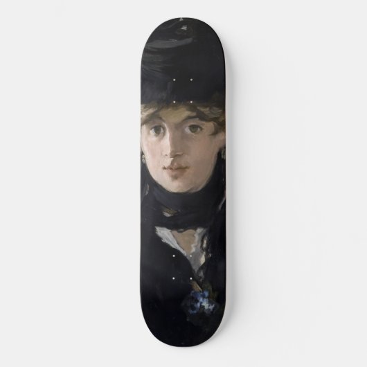 Manet - Berthe Morisot met een boeket van violette Persoonlijk Skateboard (Voorkant)