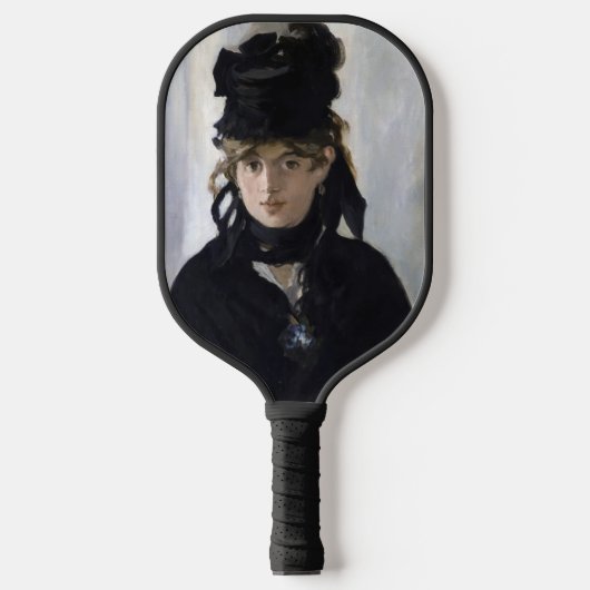 Manet - Berthe Morisot met een boeket van violette Pickleball Paddle (Voorkant)