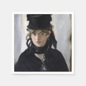 Manet - Berthe Morisot met een boeket van violette Servet (Voorkant)