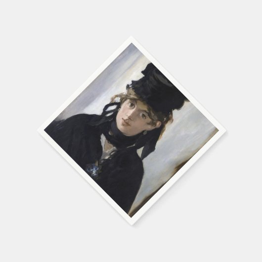 Manet - Berthe Morisot met een boeket van violette Servet (Hoek)