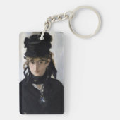 Manet - Berthe Morisot met een boeket van violette Sleutelhanger (achterkant)
