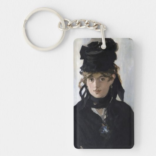 Manet - Berthe Morisot met een boeket van violette Sleutelhanger (Voorkant)
