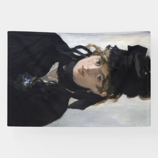 Manet - Berthe Morisot met een boeket van violette Spandoek (Horizontaal)