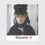 Manet - Berthe Morisot met een boeket van violette Sticker (Vel)
