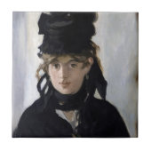 Manet - Berthe Morisot met een boeket van violette Tegeltje (Voorkant)