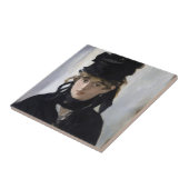 Manet - Berthe Morisot met een boeket van violette Tegeltje (Zijkant)