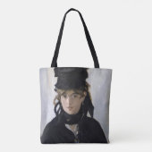 Manet - Berthe Morisot met een boeket van violette Tote Bag (Achterkant)
