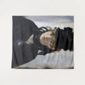 Manet - Berthe Morisot met een boeket van violette Wandkleed (Voorkant (horizontaal))