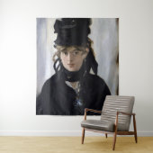 Manet - Berthe Morisot met een boeket van violette Wandkleed (In situ)
