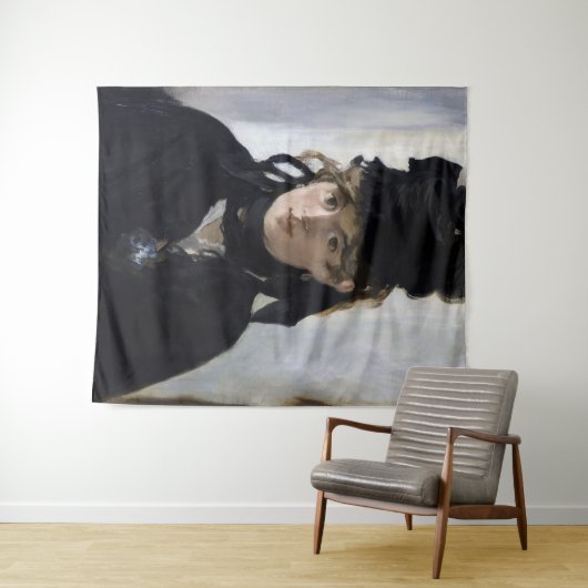 Manet - Berthe Morisot met een boeket van violette Wandkleed (In Situ (horizontaal))