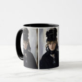 Manet - Berthe Morisot met een boeket viooltjes Mok (Voorkant links)