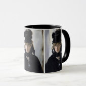 Manet - Berthe Morisot met een boeket viooltjes Mok (Voorkant rechts)