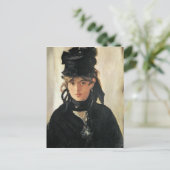 Manet | Berthe Morisot met een Bouquet van Violets Briefkaart (Staand voorkant)