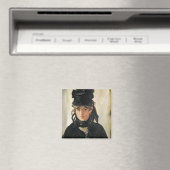 Manet | Berthe Morisot met een Bouquet van Violets Magneet (Insitu (Vaatwasser))