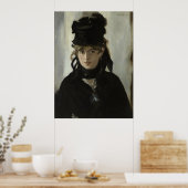 Manet Berthe Morisot met een Bouquet van Violets Poster (Keuken)