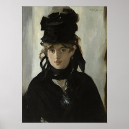 Manet Berthe Morisot met een Bouquet van Violets Poster