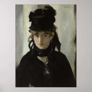 Manet Berthe Morisot met een Bouquet van Violets Poster