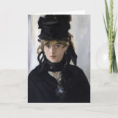 Manet - Berthe Morisot with a bouquet of violets Kaart (Voorkant)